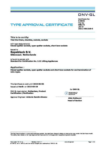 DNV-Type-Approval-Certificate_-CSS-OSS-SBS-sockets | Associated Wire ...